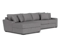 Casper Crypton Performance Xl Sofa Chaise Sectional In Custom, Left Facing