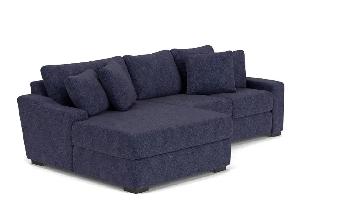 Casper Crypton Performance Sofa Chaise In Custom, Left Facing