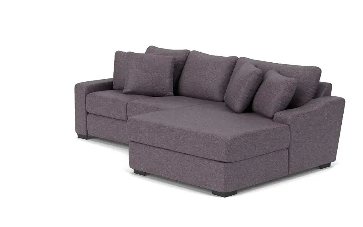 Casper Crypton Performance Sofa Chaise In Custom, Left Facing
