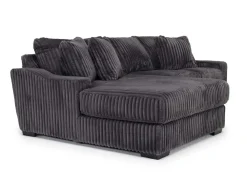 Casper Sofa Chaise In Pony Slate, Left Facing