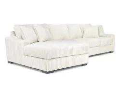 Casper Sofa Chaise In Pony Slate, Left Facing