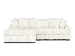 Casper Sofa Chaise In Pony Slate, Left Facing