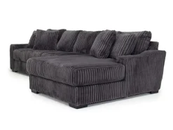 Casper Xl Sofa Chaise In Pony Slate, Left Facing