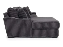 Casper Xl Sofa Chaise In Pony Slate, Left Facing