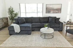 Casper Xl Sofa Chaise In Pony Slate, Left Facing