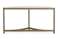 Cassidy Sofa Table In Aged Brass
