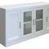 Catalina Media Console In White, 56 Inch