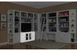 Catalina Media Console In White, 56 Inch