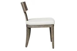 Celini Outdoor Side Chair In Brown, Set Of 2