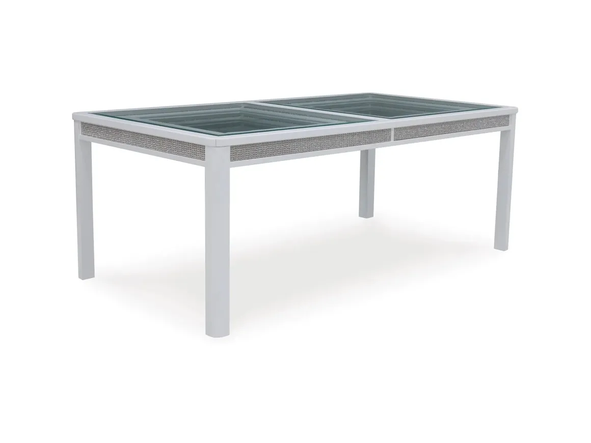 Chalanna Dining Table & 6 Chairs In White