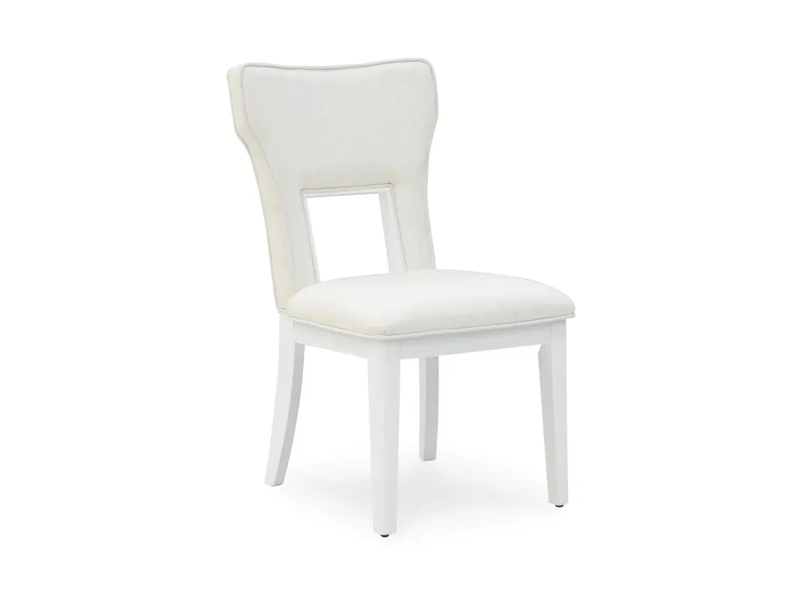 Chalanna Dining Table & 6 Chairs In White