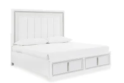 Chalanna Storage Bed In White, Queen