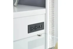 Chalanna Vanity, Mirror & Stool In White