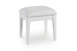 Chalanna Vanity, Mirror & Stool In White