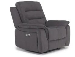 Chanell 2 Power Recliner In New Nappa Gray