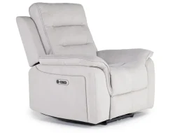 Chanell 2 Power Recliner In New Nappa Gray