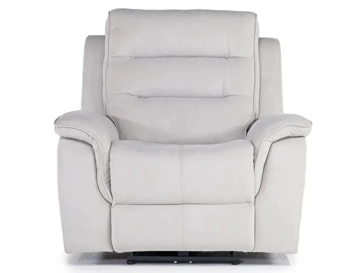 Chanell 2 Power Recliner In New Nappa Gray