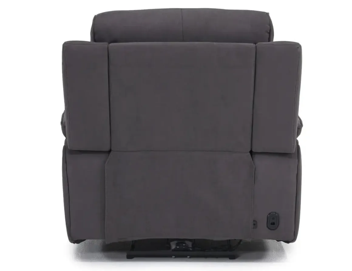 Chanell 2 Power Recliner In New Nappa Gray