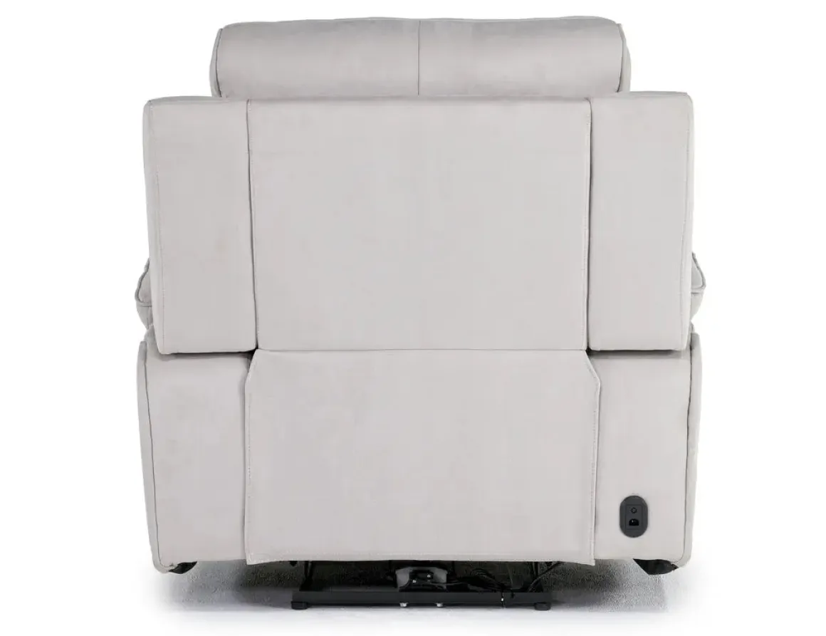 Chanell 2 Power Recliner In New Nappa Gray