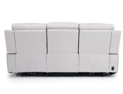 Chanell 2 Power Sofa In New Nappa Gray