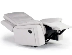 Chanell Recliner In New Nappa Gray