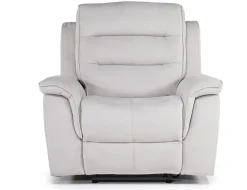 Chanell Recliner In New Nappa Gray