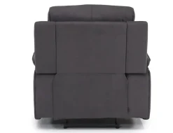 Chanell Recliner In New Nappa Gray