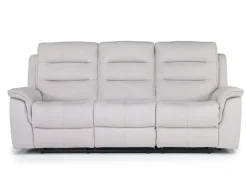 Chanell Reclining Sofa & Console Loveseat In New Nappa Gray