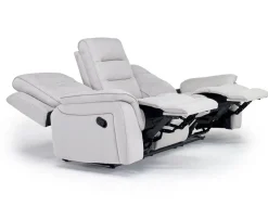 Chanell Reclining Sofa In New Nappa Gray