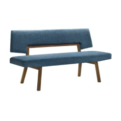 Chanella Dining Bench In Blue