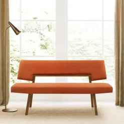 Chanella Dining Bench In Blue