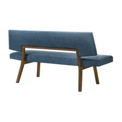 Chanella Dining Bench In Blue