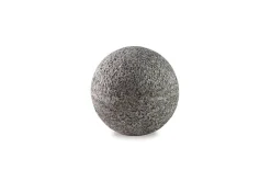 Chanlow Small Round Sculpture In Gray