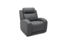 Chillax 2 Power Recliner In Dark Gray