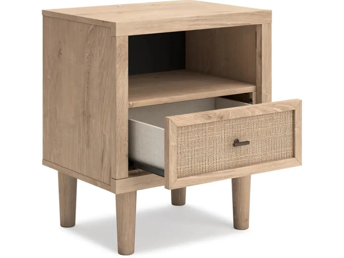 Cielden Nightstand In Tan