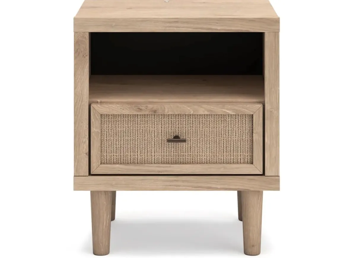 Cielden Nightstand In Tan