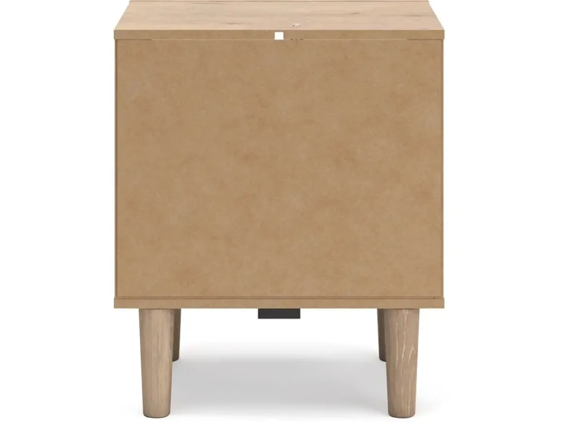 Cielden Nightstand In Tan