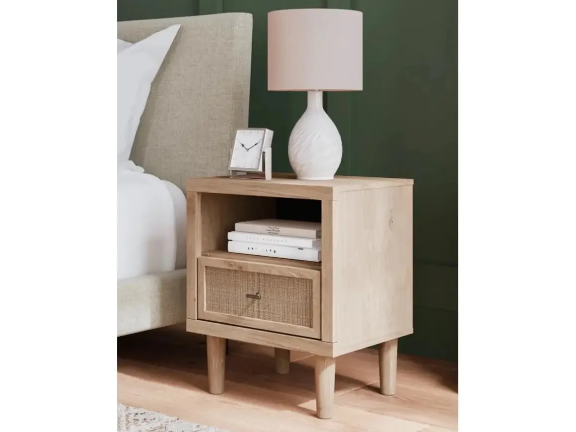 Cielden Nightstand In Tan