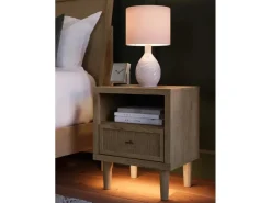 Cielden Nightstand In Tan