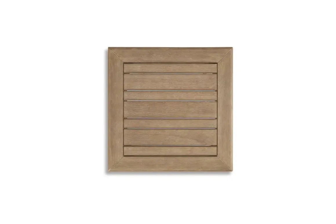 Clare View Outdoor End Table In Grayish Brown