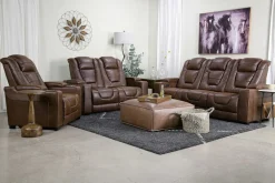 Cody 2 Power Loveseat In Walnut