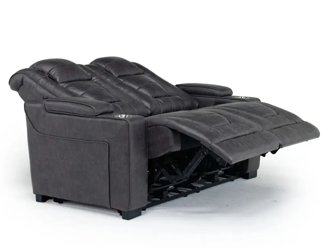 Cody 2 Power Loveseat In Walnut