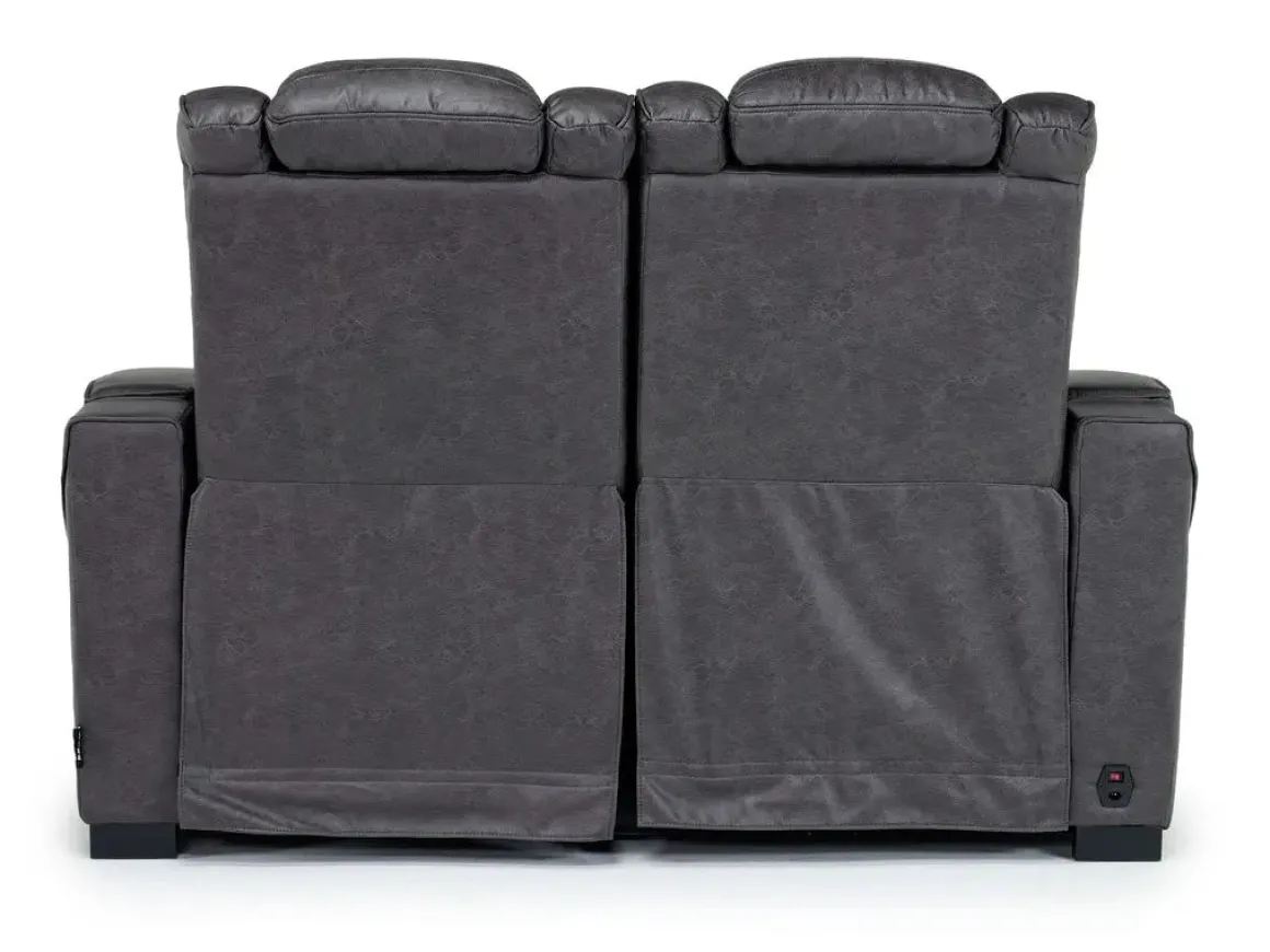 Cody 2 Power Loveseat In Walnut