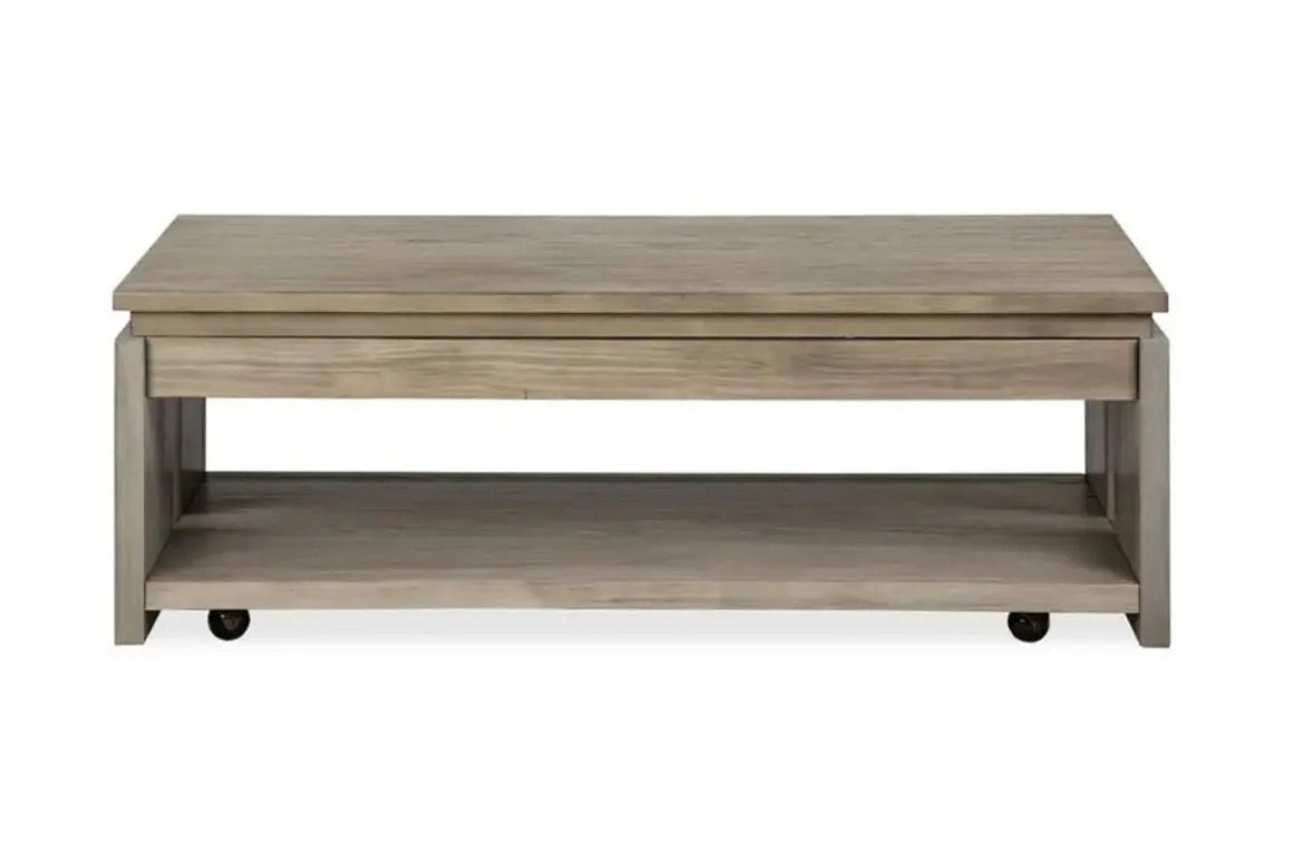 Conrad Lift Top Coffee Table In Stone Harbor Gray