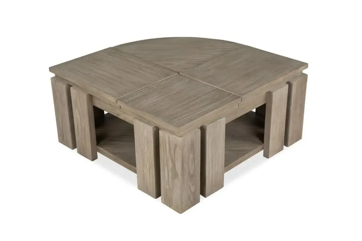 Conrad Lift Top Coffee Table In Stone Harbor Gray