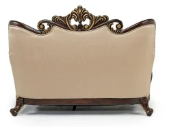 Constantine Loveseat In Gold