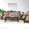 Constantine Sofa & Loveseat In Gold