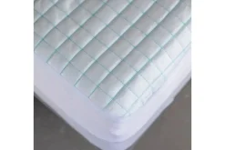 Cooling Ice Mattress Pad Protector In White, Twin