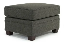 Cordoba Ottoman In Splash Linen