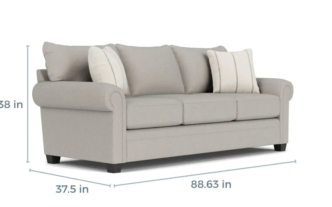 Cordoba Queen Sleeper Sofa In Splash Charcoal